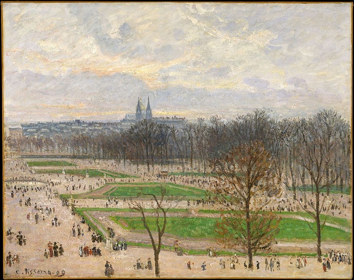 Camille Pissarro The Garden of the Tuileries on a Winter Afternoon 1899