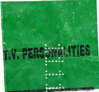 TV PERSONALITIES 12 12 87 RODON