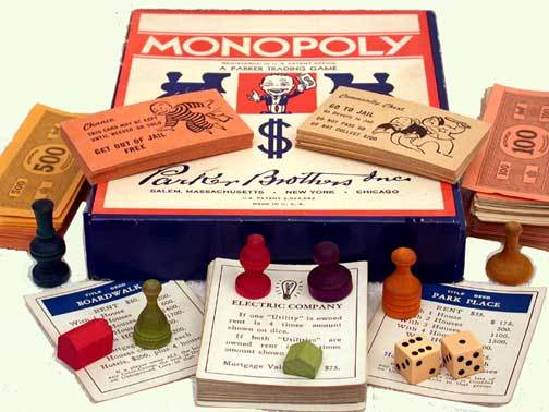 Monopoly parts box 1935