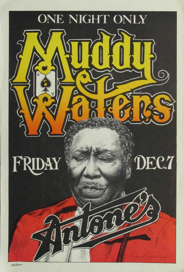 muddy waters original concert poster