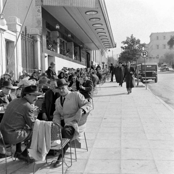 Athens Syntagma January1948 Dimitri Kessel