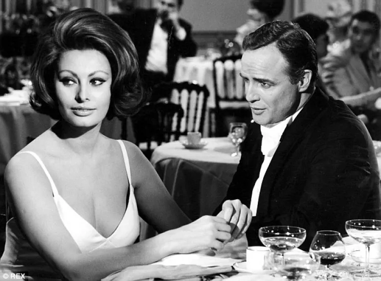 H Sophia Loren και οι Αμερικανοί ηθοποιοί