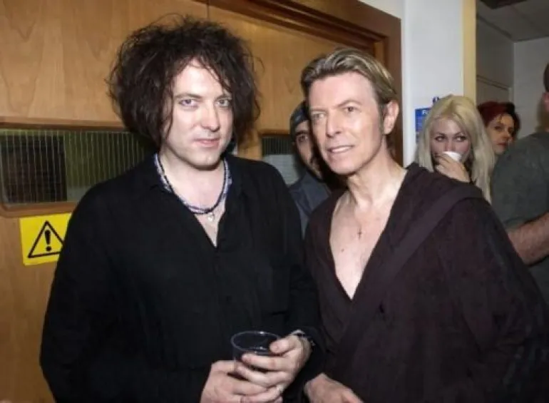 David Bowie and Robert Smith