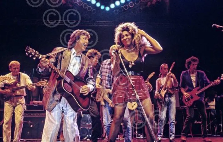 "Get Back"-Paul McCartney and Tina Turner