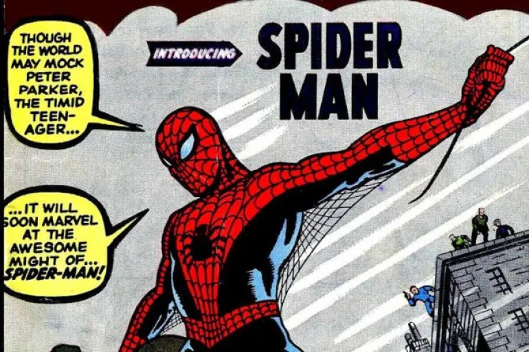 Τον Αύγουστο 1962 πρωτοεμφανίζεται ως χαρακτήρας κόμικ ο Spider-Man
