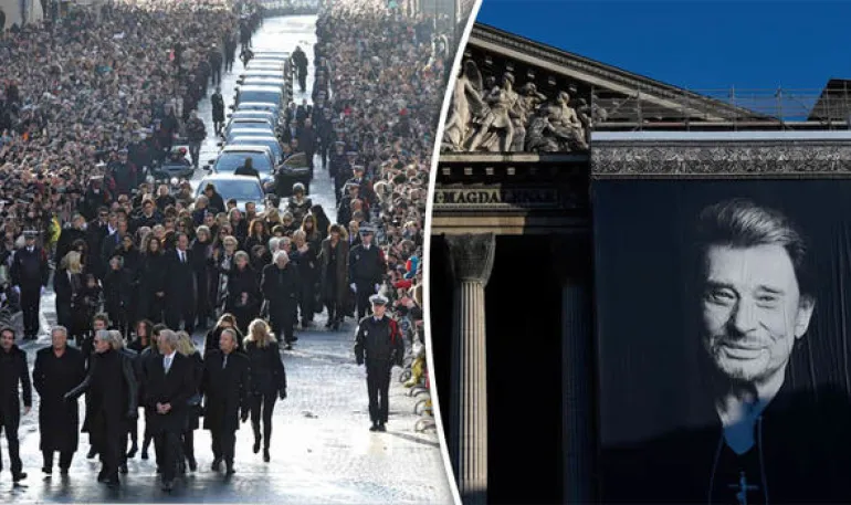 1.000.000 Γάλλοι στην κηδεία του Johnny Hallyday