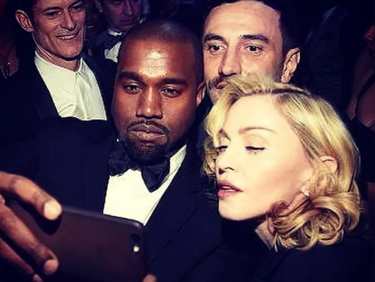Selfie της Madonna με τον Kanye West