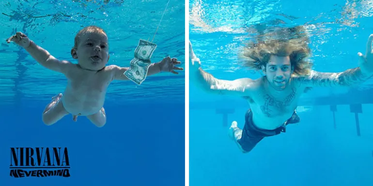 Το διάσημο μωρό του Nevermind των Nirvana, φωτογραφίζεται 25 χρόνια μετά...