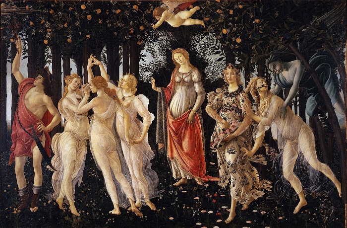 Botticelli primavera 12