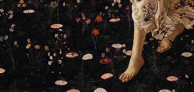 Botticelli primaveracloseup