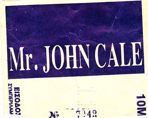JOHN CALE 19 11 87 RODON
