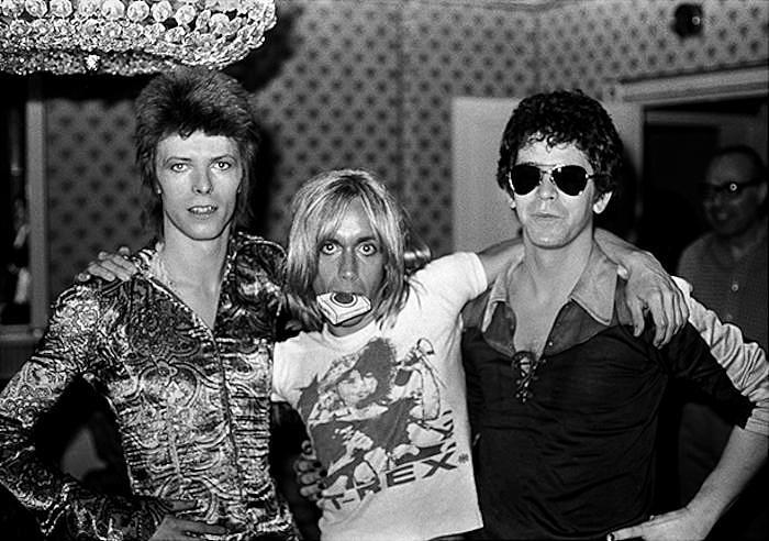 Bowie Iggy Lou Reed Dorchester Hotel London 1972 Mick Rock 800x