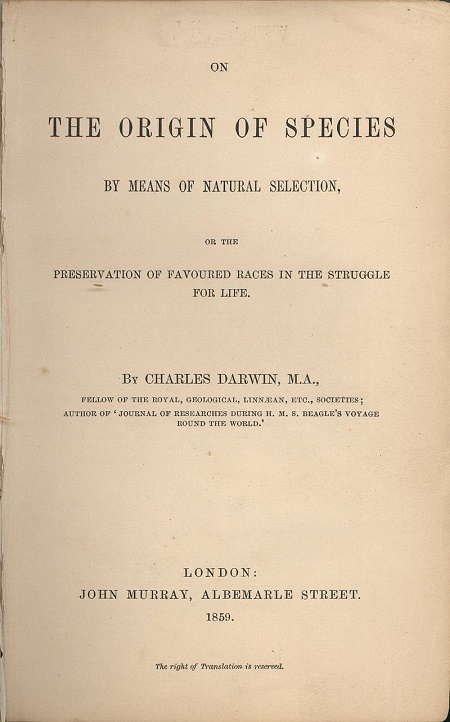 Origin of Species title page2