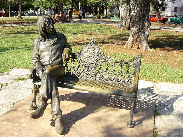 John Lennon Statue Havana Park
