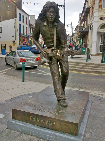 rory gallagher statue Ballyshannon
