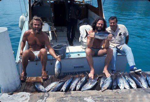 Jim Morrison The Doors Fishing Miami Bahamas 1970 Boat