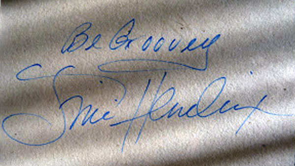 jimi hendrix autograph be groovy inscription