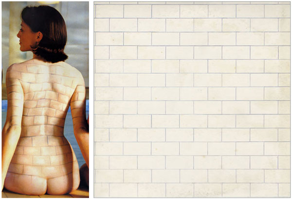 pink floyd back catalogue poster the wall body paint1