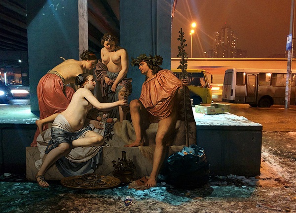 Bacchus sur un trone Caesar Van Everdingen