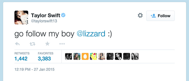 Taylor Swift Twitter Embed 1