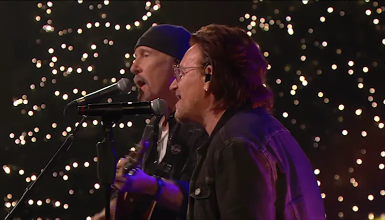 Bono & The Edge, Christmas 'Baby Please Come Home'