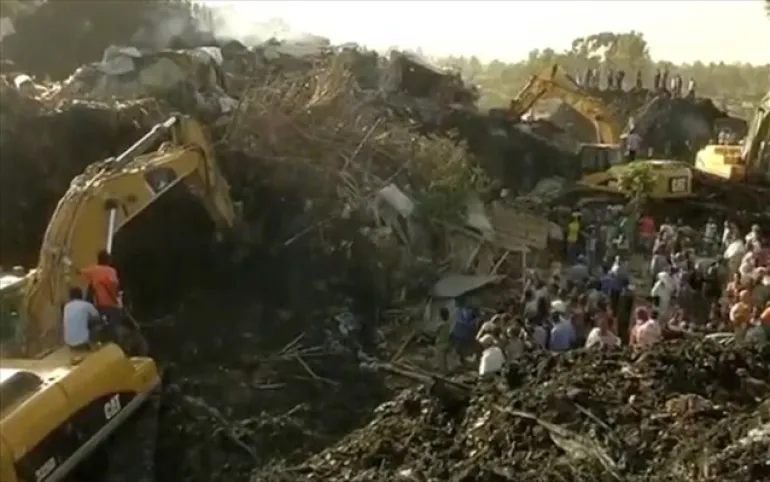 60 νεκροί στην Αιθιοπία από κατολίσθηση σκουπιδιών σε χωματερή