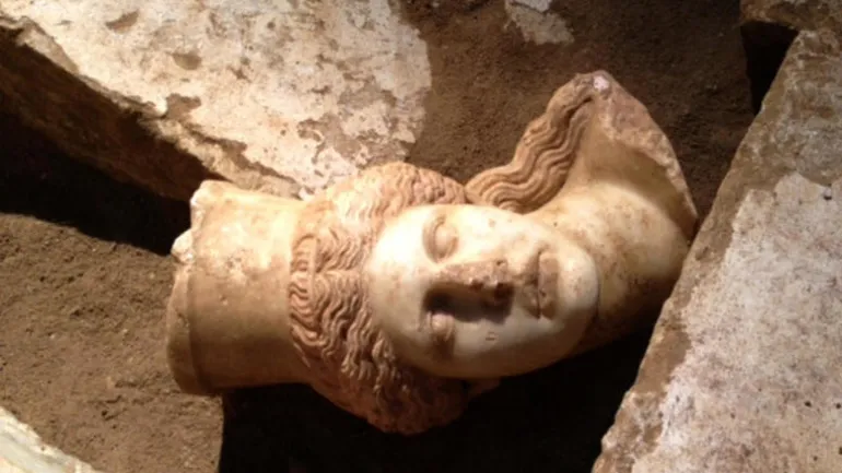 Στο μουσείο της Αμφίπολης η κεφαλή από τη Σφίγγα