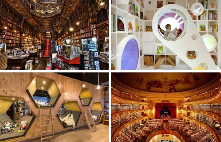 17 πανέμορφα βιβλιοπωλεία για να επισκεφτούμε σε όλο τον κόσμο...