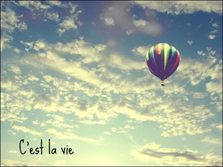 10 διαφορετικές απόψεις για την Γαλλική έκφραση C' Est La Vie