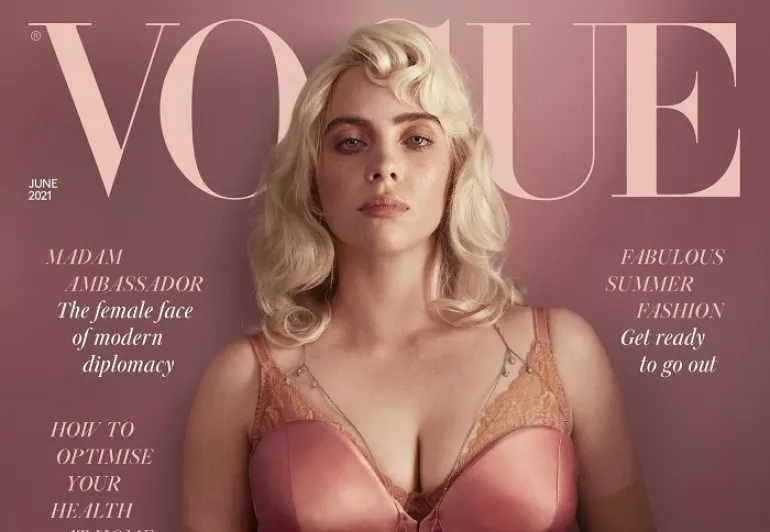Η απίστευτη μεταμόρφωση της  Μπίλι Άιλις στην βρετανική Vogue 