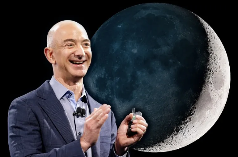 Βαριά βιομηχανία στο διάστημα και αποικία στη Σελήνη η πρόταση του Mr Amazon για το μέλλον