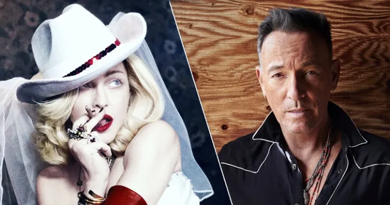 Madonna, Bruce Springsteen, δύο διαφορετικοί καλλιτέχνες στην μάχη για το Νο 1 στις μεγάλες αγορές