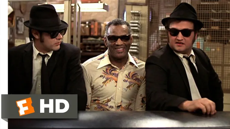 Ray Charles με Blues Brothers και Bruce Willis