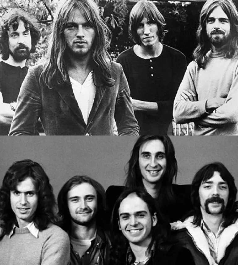 Genesis  vs  Pink Floyd - 'Γιγαντο-τιτανομαχία...' Τα καλύτερα άλμπουμ τους με χρονική αντιπαράθεση...   